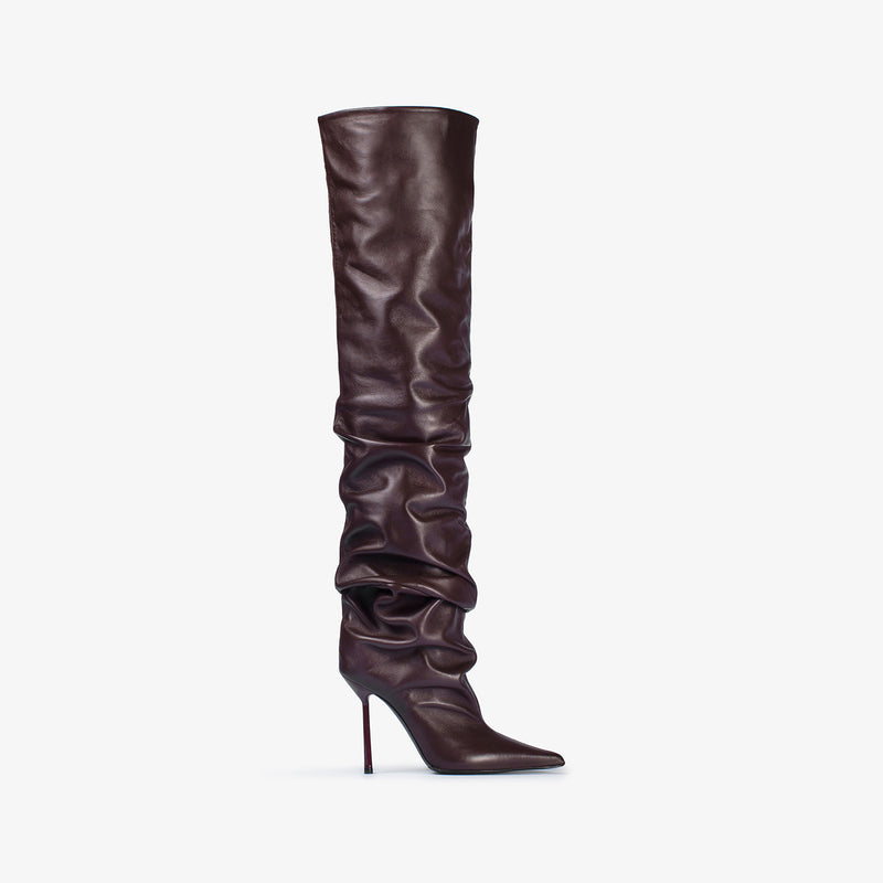 BELLA THIGH-HIGH BOOT 100 mm - Boots | LE SILLA 