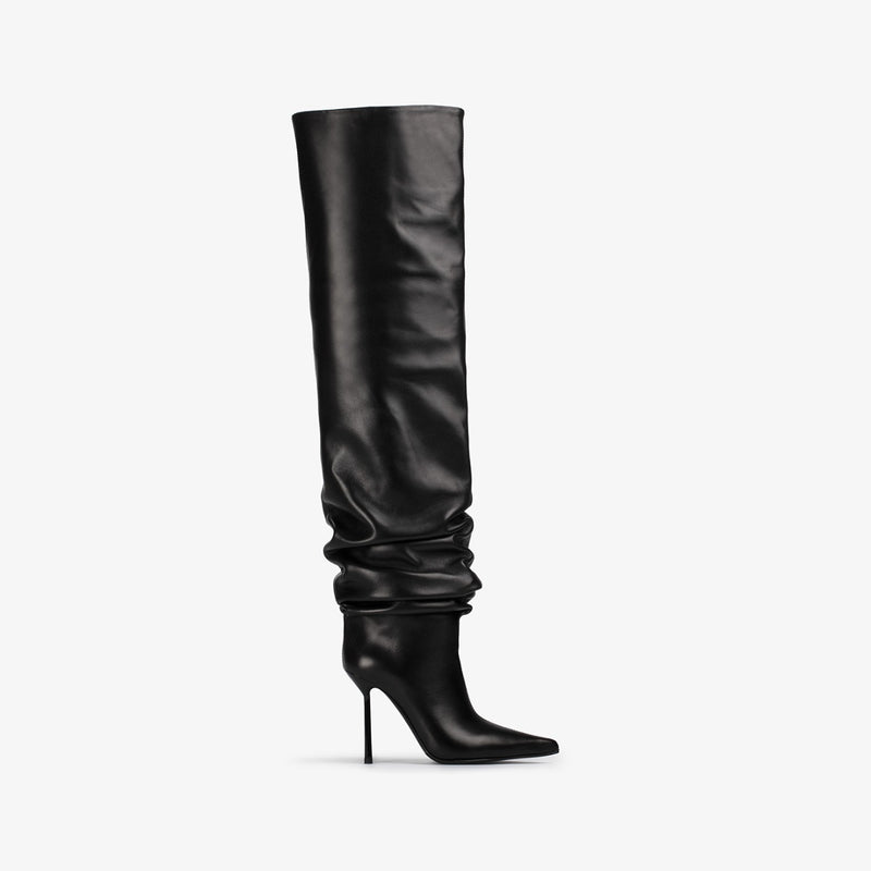 BELLA THIGH-HIGH BOOT 100 mm - Boots | LE SILLA 