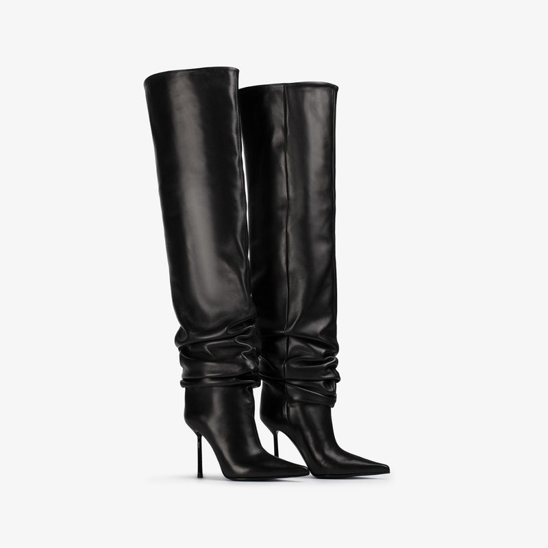 BELLA THIGH-HIGH BOOT 100 mm - Boots | LE SILLA 