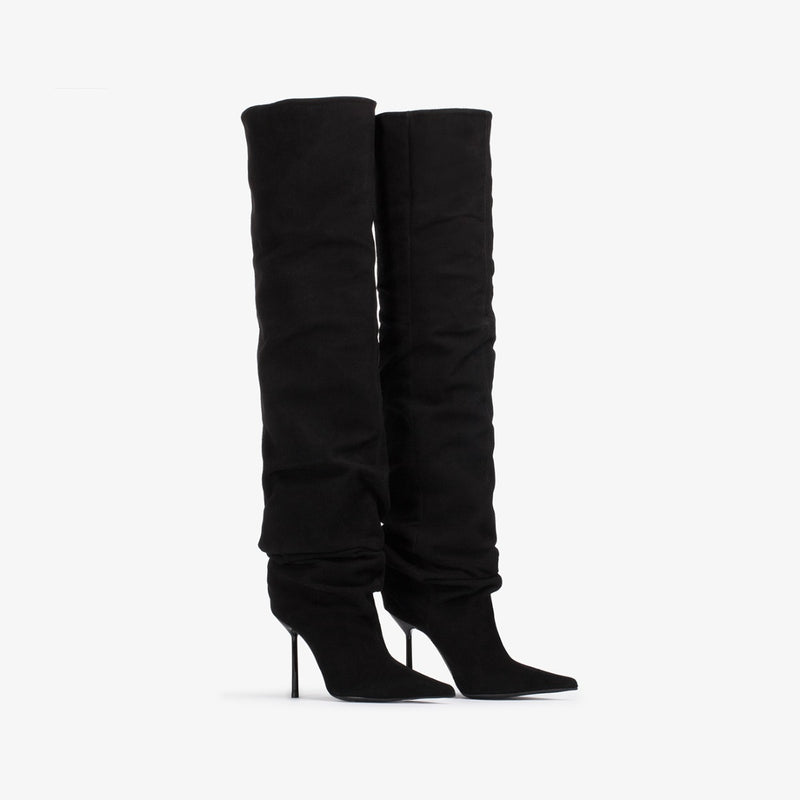 BELLA THIGH-HIGH BOOT 100 mm - Boots | LE SILLA 