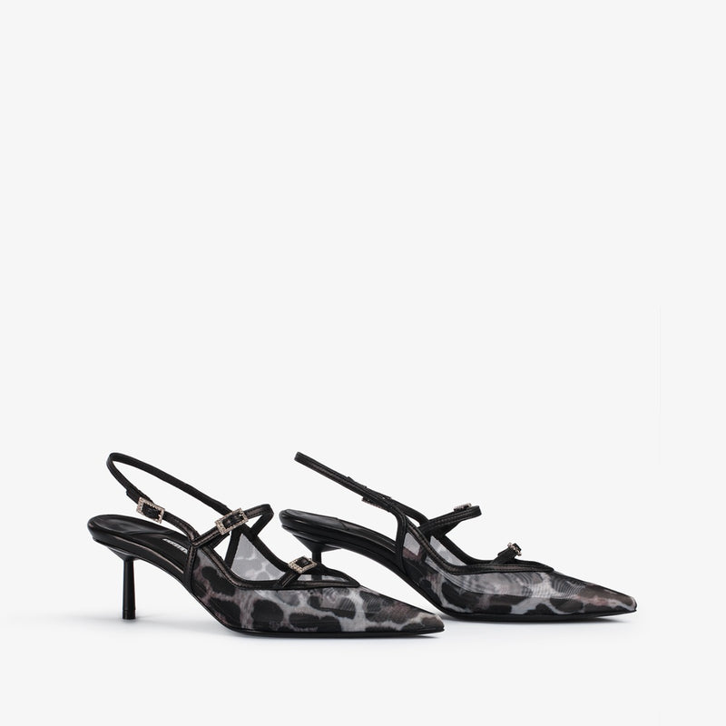 MORGANA SLINGBACK 60 mm - Animalier | LE SILLA 