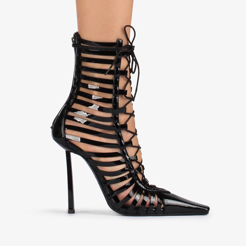 CAGE ANKLE BOOT 120 mm - Boots on Sale | LE SILLA 
