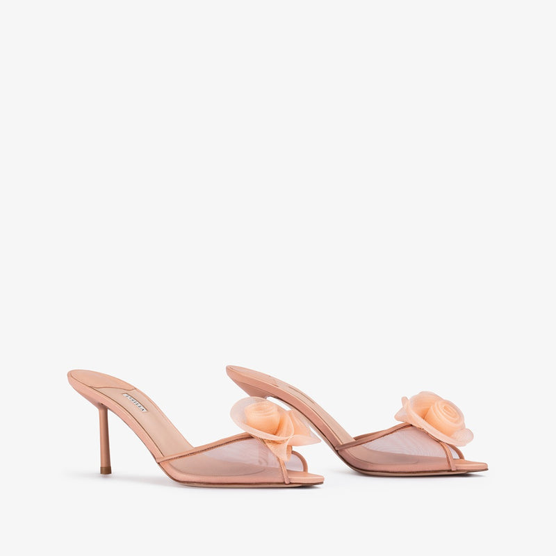 ROSE SANDAL 80 mm - Mid heel Mules | LE SILLA 