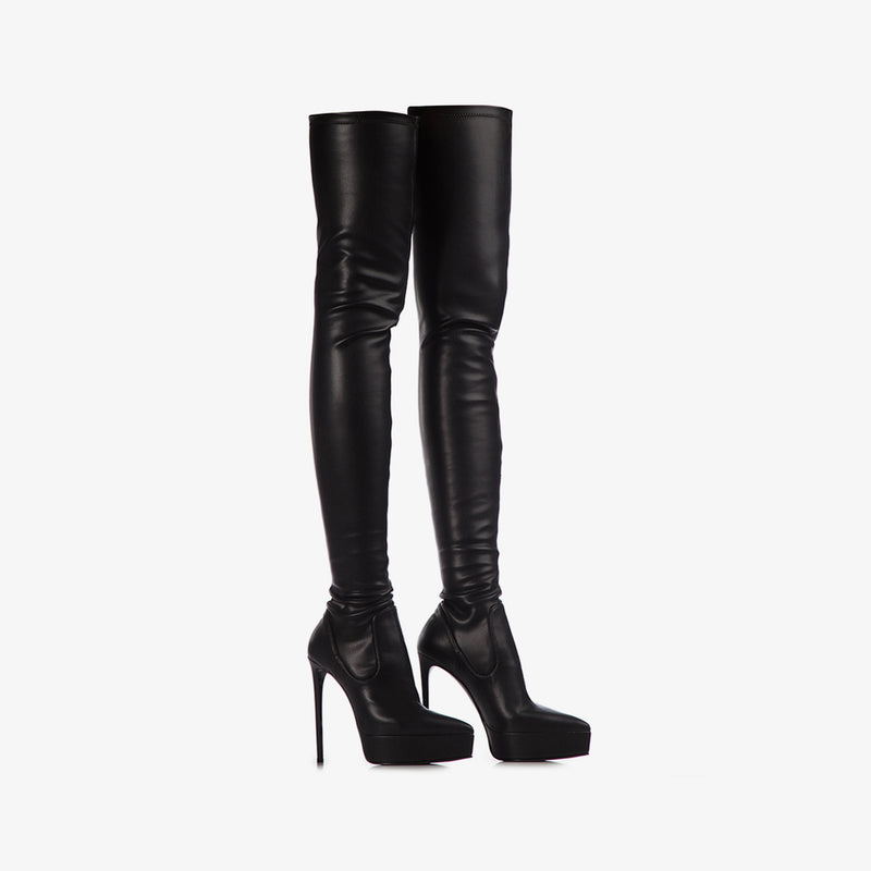 UMA THIGH-HIGH BOOT 140 mm - Boots | LE SILLA 